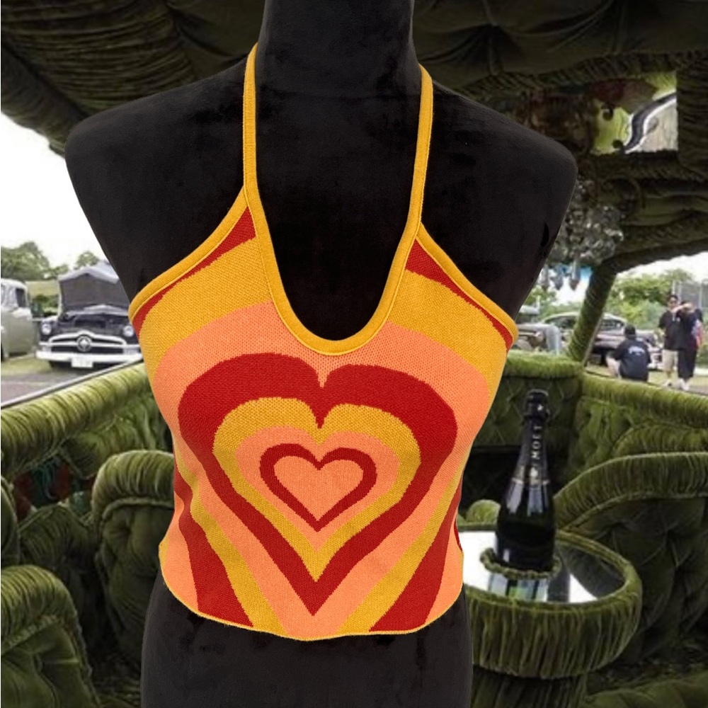 Retro inspired Halter top
